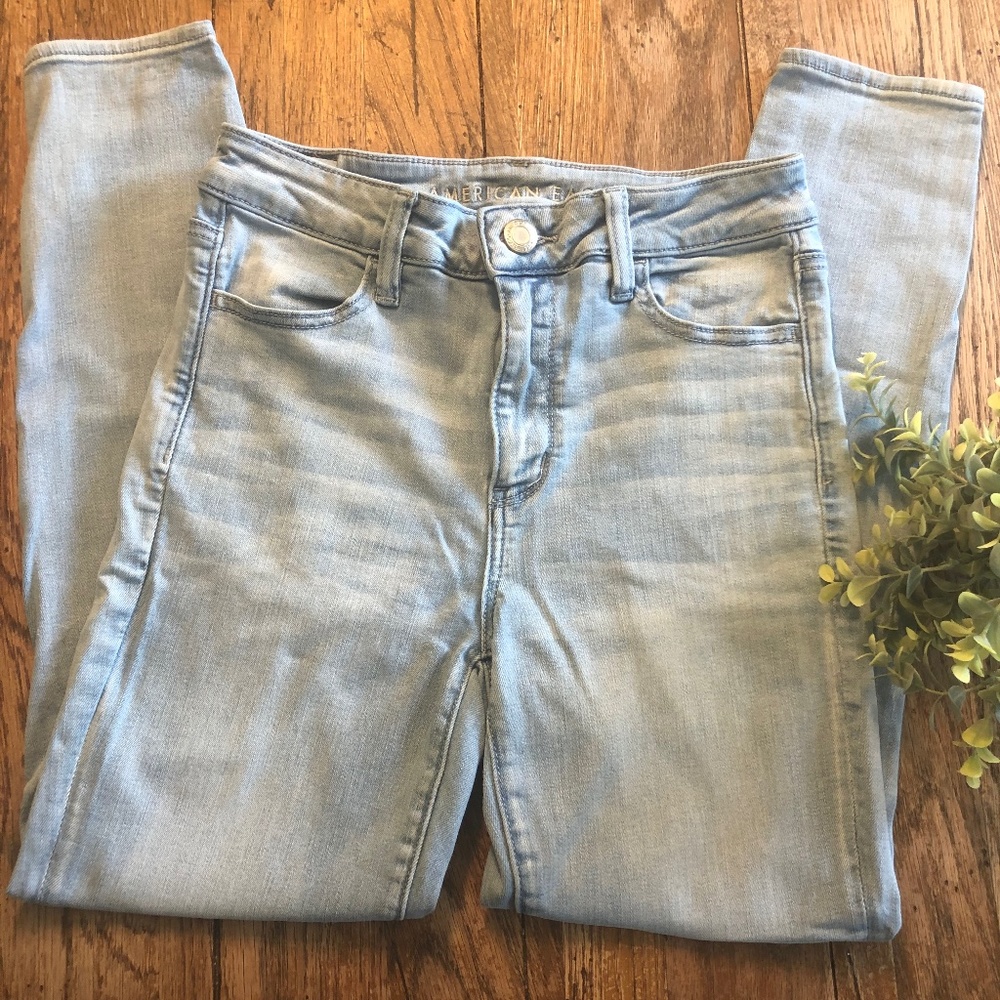 American Eagle High Rise Jeggings Size 10 Short